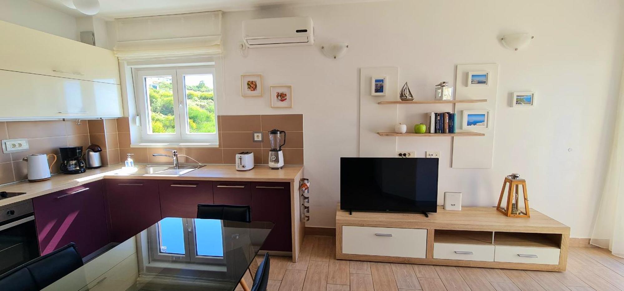 Apartments Nicolas - Beach & Sea 10M Away - Amazing Sea View! ريتنا الغرفة الصورة